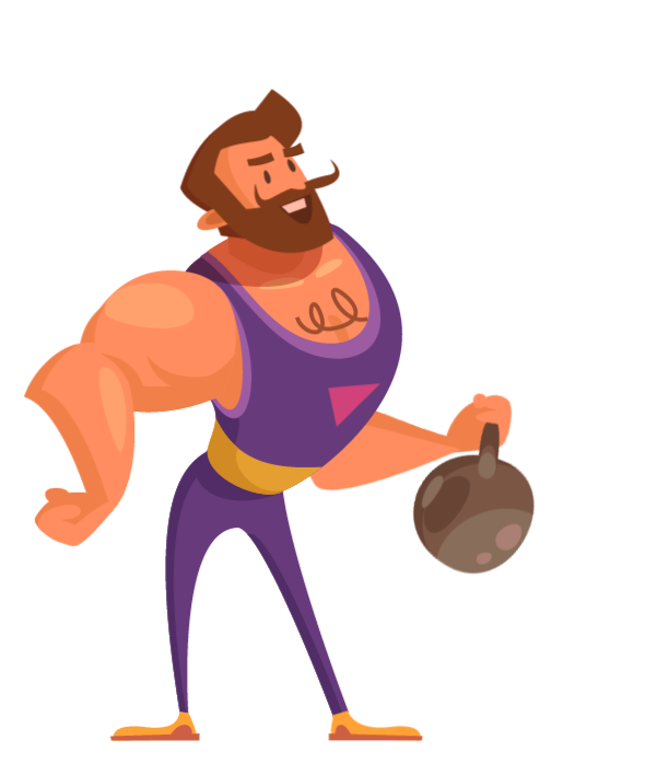an animation of a man
